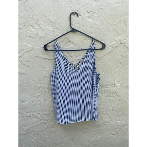 Polka dot Tank Top Express crisscross back - Picture 1 of 4